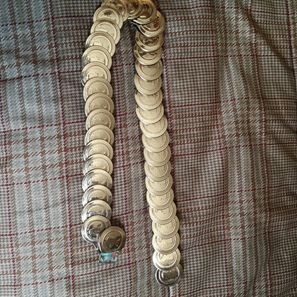 🌺COIN LOOK STRETCH Belt
